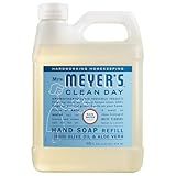 MRS. MEYER'S CLEAN DAY Hand Soap Refill, Rain Water Scent, 33 Fl Oz Bottle