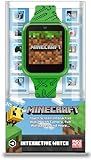 Minecraft Kids Smart Watch – Touchscreen Interactive Watch with 10 Customizable Clock Faces, Built-in Camera, Video Recorder, Alarm, Calculator, Games & Pedometer – Fits Wrists 5.5" to 8"