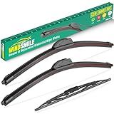 24" 18" 13" Windshield Wiper Blades Replacement for Chevrolet Chevy Equinox 2018 2019 2020 2021 Premium All Weather Front Rear Wipers Set - OEM Quality (Pack of 3)