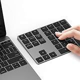 Lekvey Bluetooth Number Pad, Aluminum Rechargeable Wireless Numeric Keypad