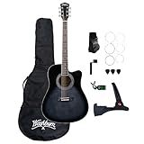 Washburn WA90CE Acoustic-Electric Guitar Kit Tobacco Burst