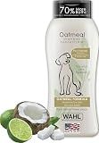 Wahl USA Dry Skin & Itch Relief Pet Shampoo for Dogs – Oatmeal Formula with Coconut Lime Verbena Scent & Pet Friendly Formula, 24 Oz - Model 820004A