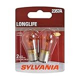 SYLVANIA - 2357A Amber Long Life Miniature Bulb, (Contains 2 Bulbs)