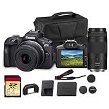 Canon EOS R100 Mirrorless Camera with 18-45mm & 75-300mm Double Lens Bundle