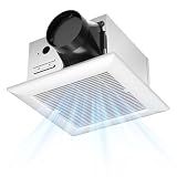 Amico Bathroom Exhaust Fan, 110 CFM, 1.0 Sones, Low Noise, ETL & FCC