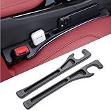 EnzeroTools Car Seat Gap Filler, 2-Pack No-Drop Seat Side Gap Seam Filler Organizer with Phone Holder, Universal Fit Fill The Gap Between Seat & Console, Perfect for Car, SUV, Truck