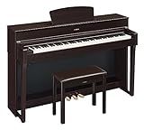Yamaha Arius, Console Digital Weighted 88-Key Graded Hammer 3 Action, CFX Concert Grand Piano Sound, Includes Bench, Dark Rosewood (YDP184R)
