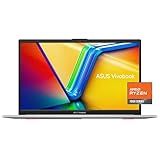 ASUS Vivobook Go 15.6” Slim Laptop, AMD Ryzen 5 7520U, 8GB, 512GB, Windows 11 Home, Cool Silver, Military Grade Durability, Fast Charging, Webcam Shield, E1504FA-AS54