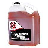 Adam's Polishes Tire & Rubber Cleaner (Gallon) - Removes Discoloration From Tires Quickly - Works Great on Tires, Plastic Trim, and Rubber Floor Mats