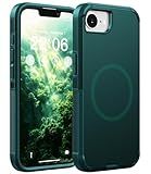 Diverbox for iPhone 16e Case,Compatible with MagSafe,with Screen Protector,with Port Protection,Slim & Tough Phone Cases for i Phone 16e 2025 (Dark Green)