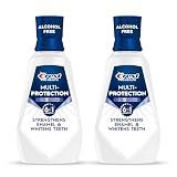 Crest Pro-Health Mouthwash, Teeth Whitening for Adults, 6 in 1 Benefits, Breath Freshener, 946mL, 2 Pack, Alcohol Free Mouth Rinse, Anti Cavity, Enamel Repair, Bad Breath Treatment, Mint Flavor