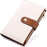 yiijay Women's Wallets RFID Blocking Leather Trifold Clutch Wallet Credit Card Holder Ladies Travel Wallet Purse with Pen Holder