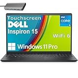 Dell Touchscreen Laptop Computer Inspiron for Home Student Business, Intel 10-Core i5-1334U (Beat i7-1250U), 16GB DDR4 RAM, 512GB PCIe SSD, 15.6" FHD, WiFi 6, Bluetooth, Windows 11 Pro S, Type-C Hub