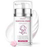Skin Bleaching Cream with Vitamin C & Arbutin, Dark Spot Remover for Body Intimate Areas,Underarm, Knees, Elbows,Inner Thighs & Bikini Line,Gentle Whitening Moisturiser for Sensitive Skin, 1.7 FL OZ