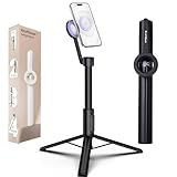 KraftGeek Magnetic Tripod for iPhone, 64” Selfie Stick for iPhone Magsafe, Phone Tripod Stand with Remote for Cell Phone Video Recording Travel