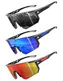 KALIYADI Sunglasses-Men Sports Mens-Sunglasses Women: Sun Glasses with UV400 for Running Cycling Golf Fishing