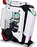 KEDIERS C650 Mech PC Case - ATX Tower Gaming Computer Case with Tempered Glass,White