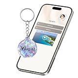 NFC Epoxy Keychain – VTAG.ID Smart Digital Business Card, Tap to Share Contact Info, Social Media & Links (Diamont - 1pc)