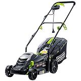 American Lawn Mower Company 50514 14" 11-Amp Corded Electric Lawn Mower, Black