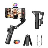 AOCHUAN Gimbal Stabilizer Smartphone iPhone Video: iPhone Stabilizer Smartphone Foldable 3-Axis Handheld Portable Android Gimbal TikTok YouTube Vlog Recording Smart XE Series