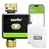 RAINPOINT WiFi Water Hose Timer with Brass Inlet&Outlet, Smart Sprinkler Timer for Watering with Gateway, WiFi Watering System for Garden, Automatic Irrigation System for Lawns and Yard