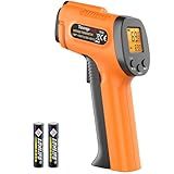 TempPro TP30 Infrared Thermometer Gun, Laser Thermometer for Cooking, Pizza Oven, Griddle, Engine, HVAC, Temperature Gun with Adjustable Emissivity & Max Measure -58°F ~1022°F (Previously ThermoPro)