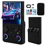 2025Newly Upgraded V40 MAX Retro Handheld Game Console with 256G Built-in 20000+ Classic Games, 4.0 Inch 4K HD IPS Screen Open Source Linux System, 4000mAh Battery, Portable Pocket Video Game Console