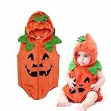 Uxeqtop Baby Newborn Pumpkin Halloween Costume Cute Toddler Infant Thanksgiving Costume for Boys Girls 2025