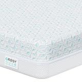 Grbsy 4 in 1 Crib Mattress, 6" Dual Sided Memory Foam Toddler Bed Mattress, Cotton Heat & Tencel Cooling Cover, Firm Breathable Baby Mattress for Infant & Toddler, Waterproof Linning & Washable