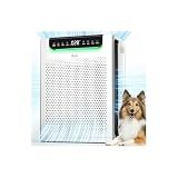 Air Purifiers for Home Large Room, Cover Up to 2600 Ft² with Washable Filters, Powerful Turbo Mode, PM2.5 Air Quality Display, 22dB Sleep Mode, Air Cleaner for Pets Hair, Smoke, Odors, HAP607, White