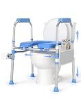 Padded Toilet Seat Riser for Seniors FSA/HSA Eligible, 450 LBS Heavy Duty