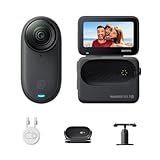 Insta360 GO 3S - 128 GB Black 4K Tiny Portable Vlogging Camera, Hands-Free POVs, Mount Anywhere, Stabilization, 140 Min Battery Life, 10m Waterproof, Pet POV