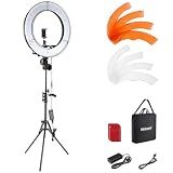 NEEWER RL-18 Ring Light 18inch Kit: 55W 5600K Professional LED with Stand