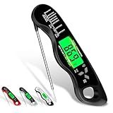 Meat Thermometer Digital，IP67 Waterproof Cooking Thermometer with Backlight, Calibration & Hold Function，Food Thermometer for Cooking,Outdoor Grilling