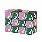 Amazon Aware 100% Bamboo 3-Ply Toilet Paper, Unscented, 24 Rolls, FSC Certified, 350 Sheets, 8400 Count, Pack of 24, Plastic-Free