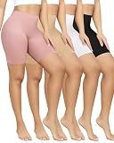 Yeblues 4 Pack Slip Shorts for Under Dresses Smooth Anti Chafing Underwear
