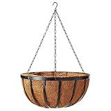 Arcadia Garden Products 1592 Solstice Series Coconut Hanging Basket 16-Inch