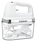 Cuisinart HM-90S Power Advantage Plus 9-Speed Handheld Mixer with Storage Case, White