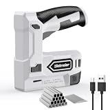 Bielmeier 2-in-1 Cordless T50 Staple Gun & Brad Nailer, 4V Battery Powered