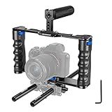 NEEWER Aluminum Alloy Camera Cage, Filmmaking Rig with Top Handle