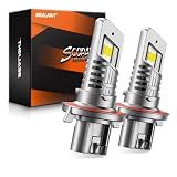 SEALIGHT H13 Bulb compatible 9008, 40000LM 6500K White Light, 1:1 Design with 13000RPM Cooling Fan, IP67 Waterproof 60000+ Hours Lifspan Plug and Play, 2 Pack