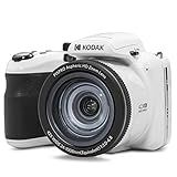 KODAK PIXPRO AZ425-WH 20MP Digital Camera 42X Optical Zoom 24mm Wide Angle Lens 1080P Full HD Video Optical Image Stabilization Li-Ion Battery 3" LCD Vlogging Camera (White)