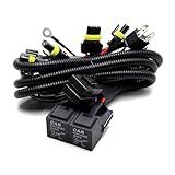 iJDMTOY High/Low Relay Wire Harness Compatible with Original H4 Dual-Beam to Separated 9005/9006 Hi/Lo Beams