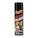 Meguiar's Hot Shine Tire Foam - High Goss Tire Shine That Cleans, Shines, and Protects in One, Deep, Black Shine with Conditioners and UV Protection to Help Keep Tires Looking Like New, 19 Oz Aerosol