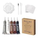 Auilny Leather Repair Kit for Furniture, Sofa, Jacket, Car Seats & Purse. Fix Tears, Scratches, Holes & Peeling on Genuine, Faux, Bonded.（5 Colors）