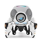 Madatop Stand for Homepod Mini, ABS Holder Tripod with Robot Shape, Safe Stable Mount with Anti-Slip Silicone Pad Protects Home pod Mini Speaker Well