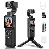 4K Vlogging Camera 330°Rotating Lens Digital Pocket Cameras for YouTube