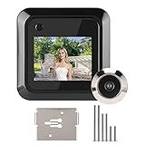 2.4in Smart Door Viewer 95° Wide Angle Digital Door Viewer Peephole Camera TFT LCD Screen Display Door Viewer Camera Door Peephole Camera for Home Security System