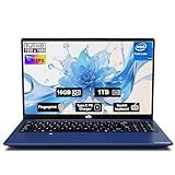 15.6" FHD IPS Student-Laptop Computer - 16GB RAM 1TB SSD, 4 Cores 13th Gen Intel N150(Beat to i3-1115G4, Up to 3.6GHz), 65W GaN Type-C, Fingerprint, Backlit Keyboard, Wi-Fi 6, BT5.2, Numpad