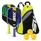 Selkirk Sport SLK Neo Paddle Set of 2 | Graphite Green Purple + Sling Bag